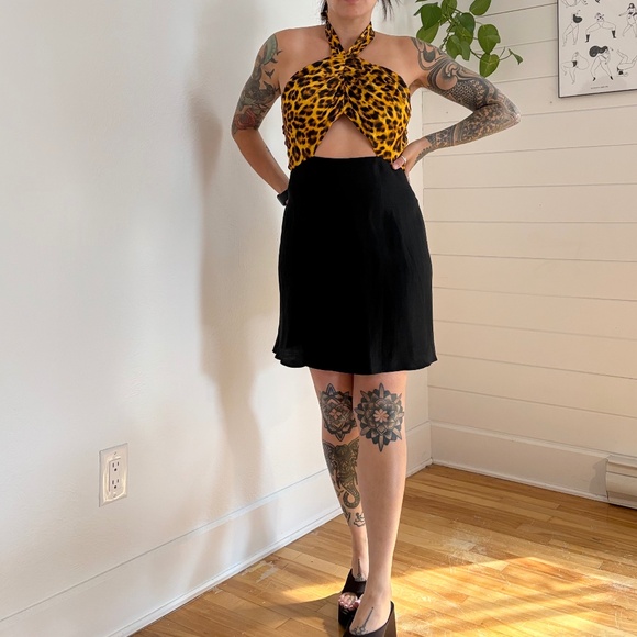 Sandro argane linen blend dress - Picture 4 of 9